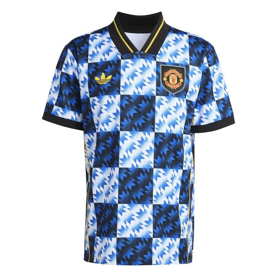 Manchester United T-Shirt Lifestyler - Blue/White/Black - Men's-SoccerKits Hub | Buy Soccer Jerseys Online